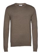 Ecovero L/S O-Neck Knit Grey Lindbergh