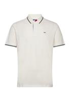 Tjm Reg Tipped Polo White Tommy Jeans