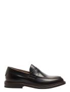 Slhcarter Leather Low Penny Loafer Brown Selected Homme