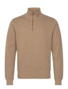 Sacker Rib Half Zip Beige GANT