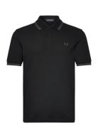 Twin Tipped Fp Shirt Black Fred Perry