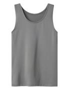 Nlfdinci Sl Short Tank Top Grey LMTD