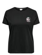 Carbrinna Life Ss Reg Tee Jrs Black ONLY Carmakoma