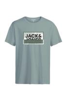 Jcologan Tee Ss Crew Neck Sn Mni Grey Jack & J S