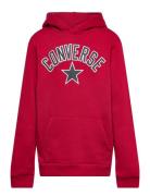 Converse Arch Fleece Pullover Red Converse