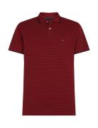 Oxford Stripe Reg Polo Red Tommy Hilfiger