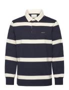 Yarn Dyed Striped Heavy Rugger Navy GANT