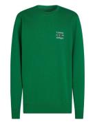 Hilfiger Stack Sweatshirt Green Tommy Hilfiger