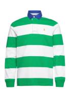 Classic Fit Striped Jersey Rugby Shirt Green Polo Ralph Lauren