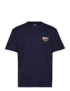 Small Graphic Tee Navy Wrangler