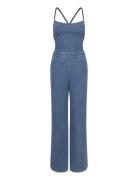 Backless Jumpsuit Blue Lee Jeans