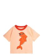 Dolphin Sp Ss Tee Pink Mini Rodini