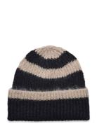 Beanie Stripe Black Lindex