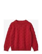 Bon Dot Pullover Red Fliink