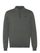 Classic Knit Shirt L/S Green Fred Perry