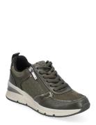 Women Lace-Up Khaki Tamaris