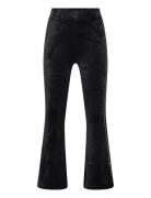 Trousers Velour Flare Black Lindex