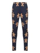 Leggings Gingerbread Aop Navy Lindex