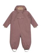 Matwisti Fleece Lined Snowsuit. Grs Purple MINI A TURE