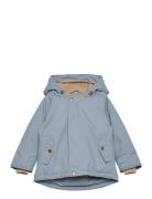 Matwally Fleece Lined Winter Jacket. Grs Blue MINI A TURE