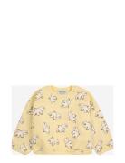 Baby Freedom Bird All Over Sweatshirt Yellow Bobo Choses