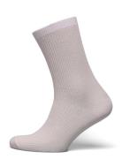 Fine Cotton Rib Socks Cream Mp Denmark