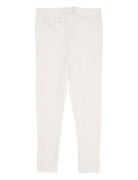 Pointelle Junior Leggings W. String Cream Copenhagen Colors