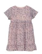 Dress Flower Dobby Pink Creamie