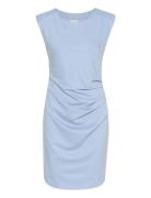 Kaindia Round-Neck Dress Blue Kaffe