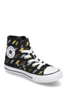 Ctas 1V Hi Black/Golden Wren/Ghost Town Patterned Converse