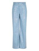 Pearldrop Embellished Pants Blue Dante6