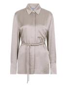 Joni Belted Over D Shirt Beige Dante6