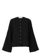 Slfcoria Ls Shirt B Black Selected Femme