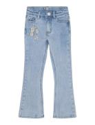 2400 Flared Embroderie Jeans Blue Daily 7