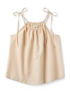 Sia Top - Poplin Beige STUDIO FEDER