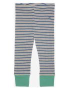 Baby Stripes Waffle Leggings Blue Bobo Choses