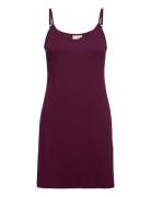 Crflake Mesh Dress - Kim Fit Burgundy Cream