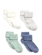 4 Pack Ribbed Socks Patterned Mango