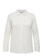 Carrosil Ls Lace Shirt Jrs White ONLY Carmakoma