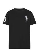 Big Pony Cotton Jersey Tee Black Ralph Lauren Kids