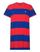 Striped Jersey Tee Dress Red Polo Ralph Lauren