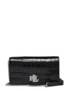 Embossed Crossbody Turn-Lock Tech Case Black Lauren Ralph Lauren