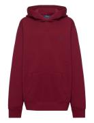 Seasonal Fleece-Ls Po Hood-Tp-Knt Burgundy Ralph Lauren Kids