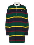 Striped Cotton Jersey Rugby Dress Green Polo Ralph Lauren