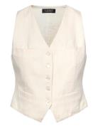 Cotton Canvas Vest Cream Lauren Ralph Lauren