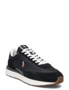 Train 89 Suede-Paneled Sneaker Black Polo Ralph Lauren