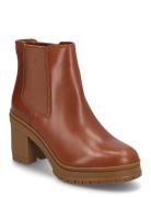 Cailie Leather Bootie Brown Lauren Ralph Lauren