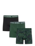 Cotton Stretch Boxer 3P Green Björn Borg