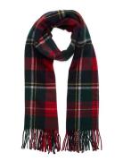 55%Recycld Wl 45%Wl-Plaid Twill Scarf Red Polo Ralph Lauren