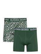 Cotton Stretch Boxer 2P Green Björn Borg